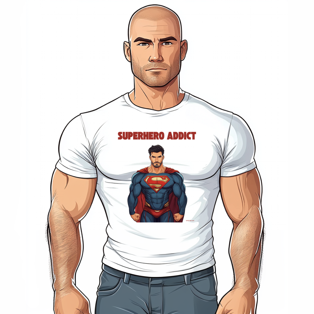 t shirt super heros