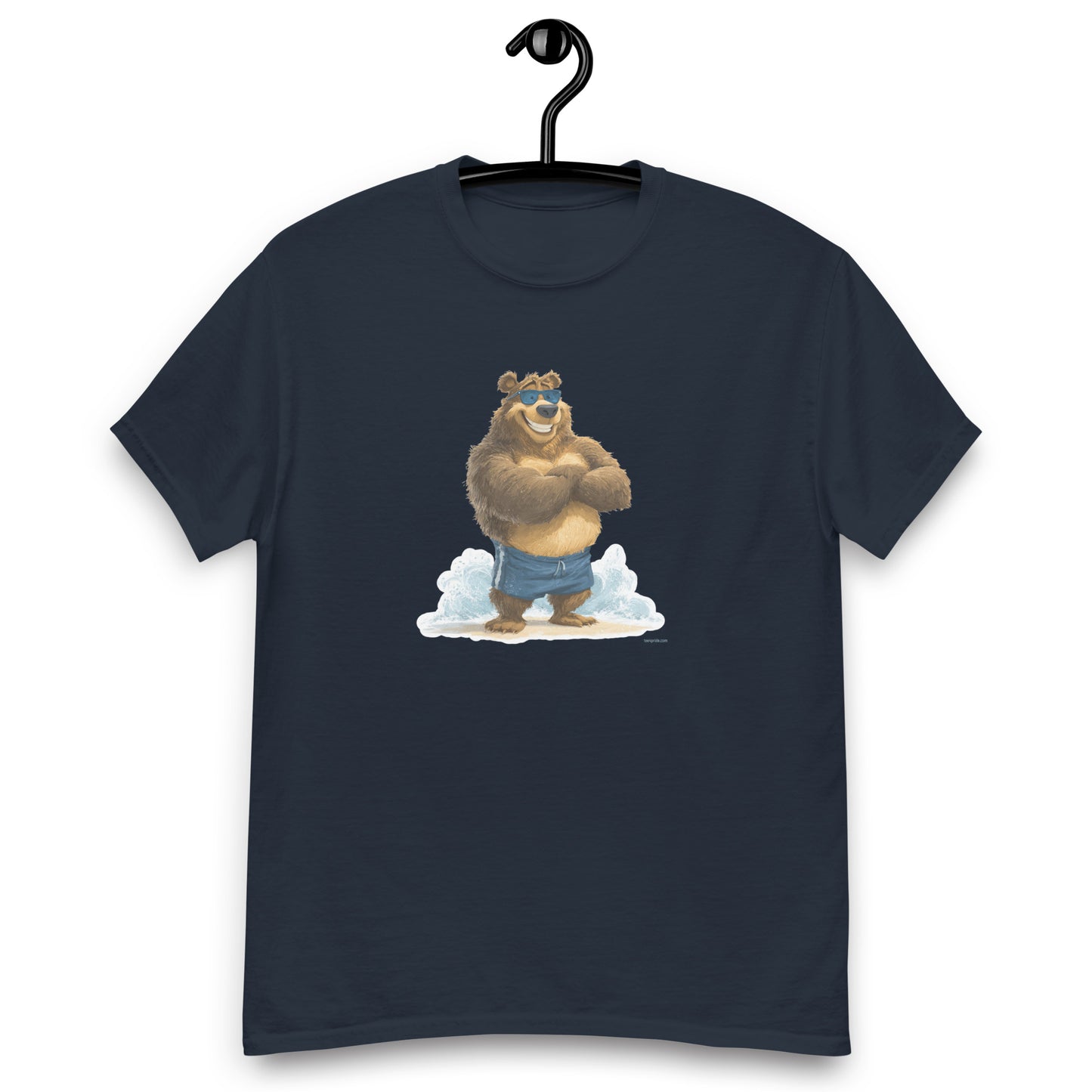 tee shirt Ours plage
