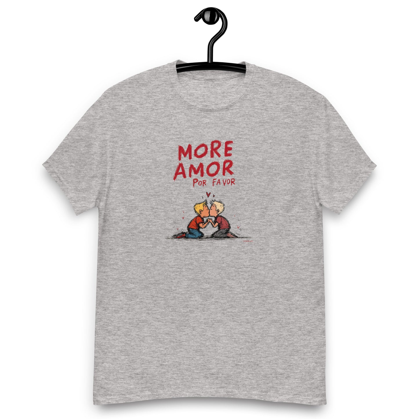 tee shirt lgbt homme more amor por favor