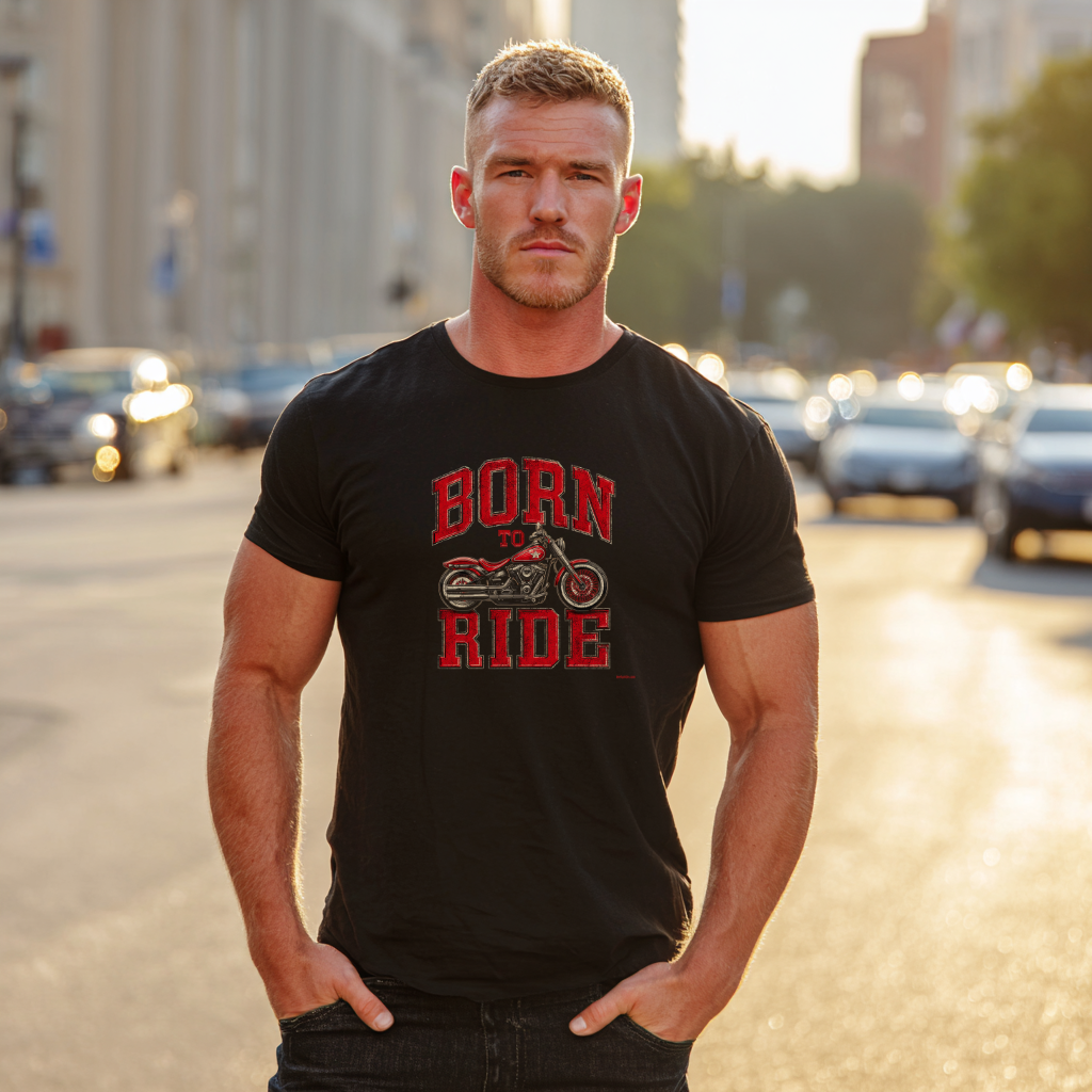 tee shirt motard gay viril