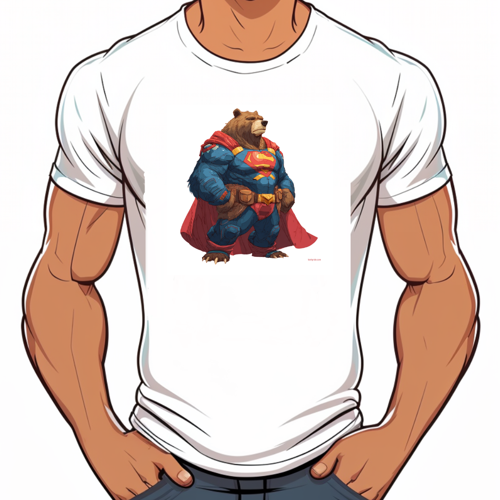 tee shirt superman bear