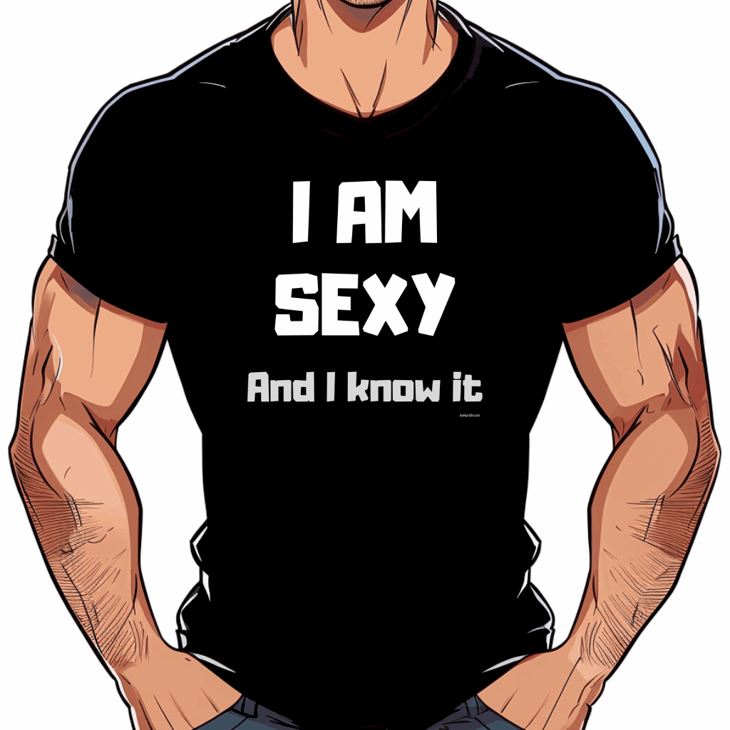 tshirt gay sexy I am sexy