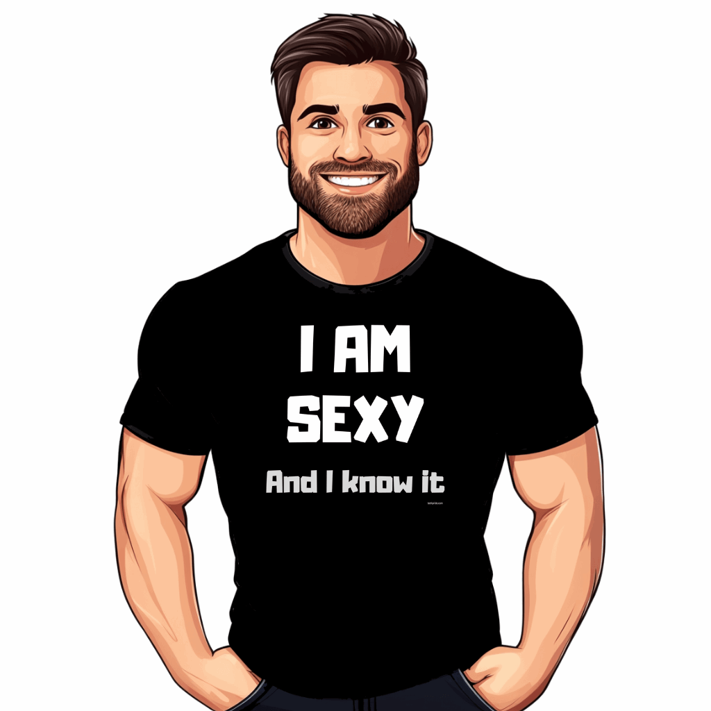 tshirt lgbt sexy I am sexy