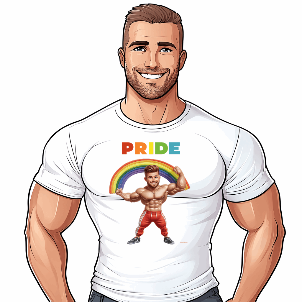 tshirt rainbow gay