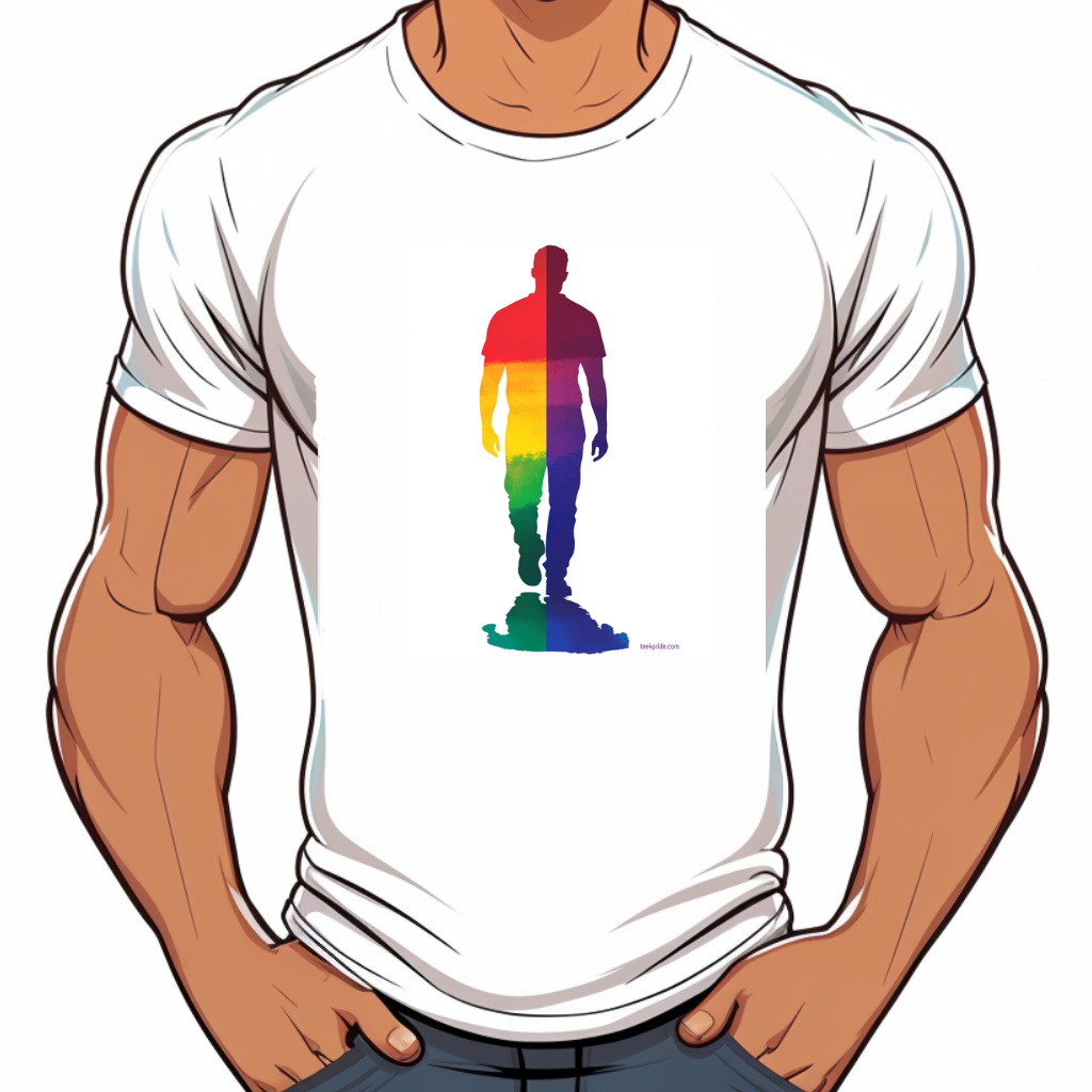 tshirt Lgbt Homme rainbow