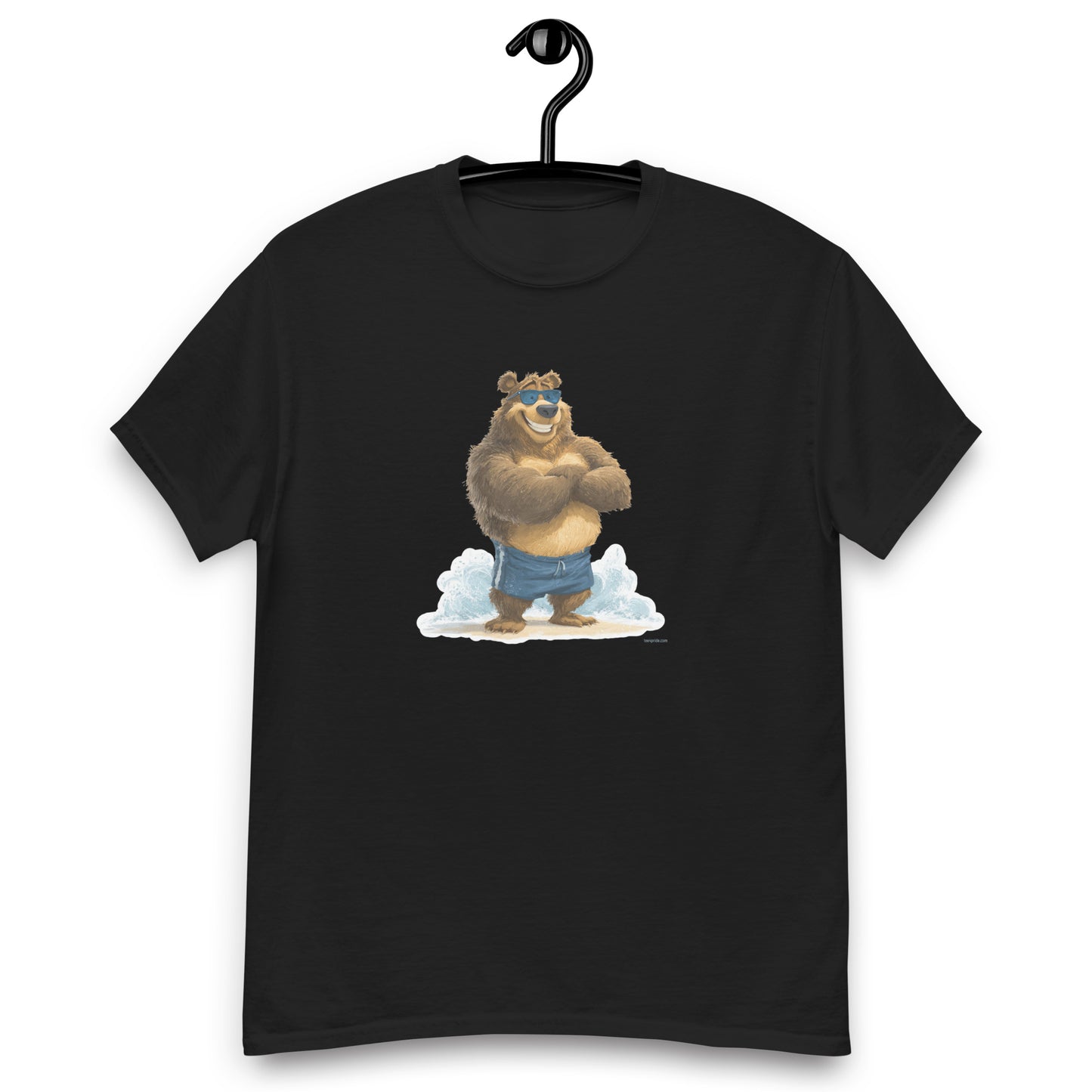 tshirt Ours plage