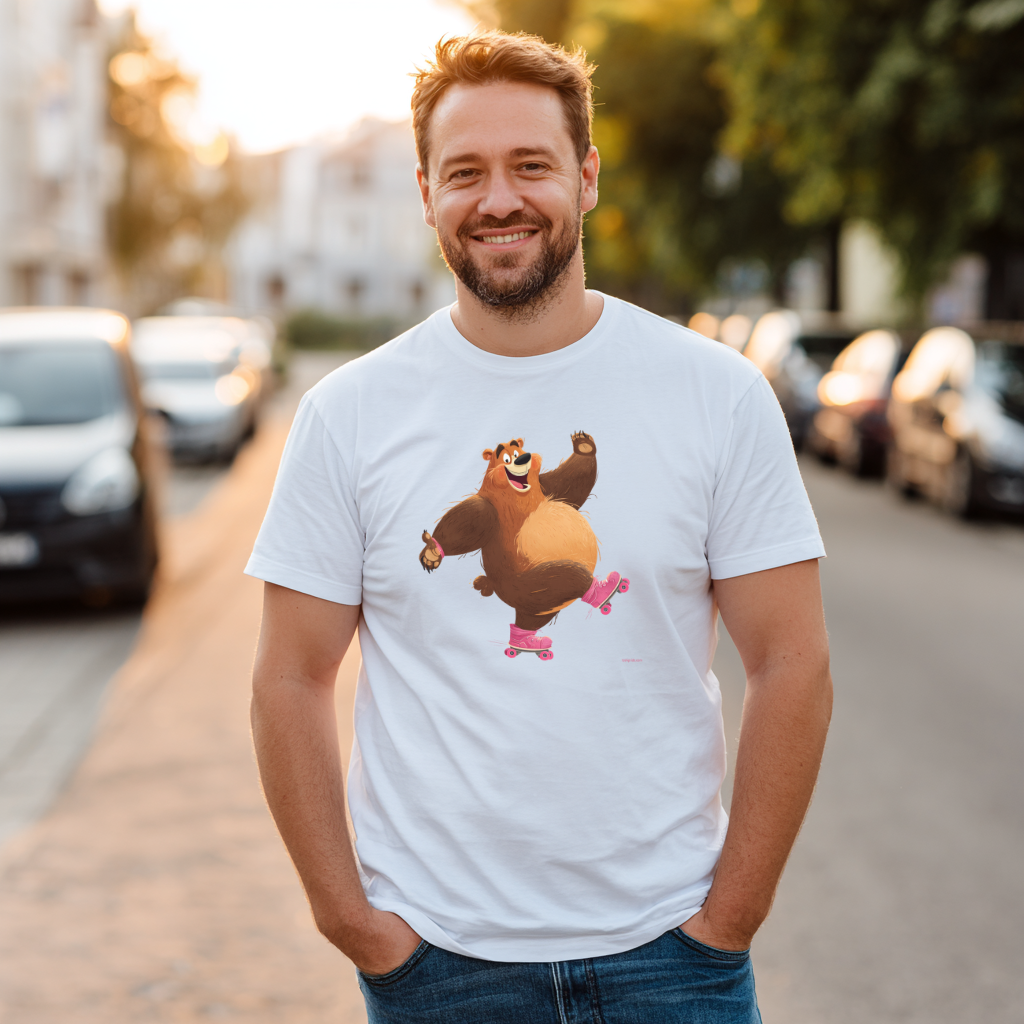 tshirt bear roller