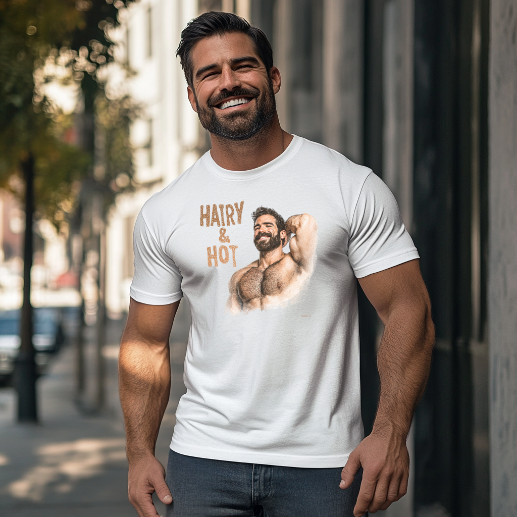 tshirt daddy poilu