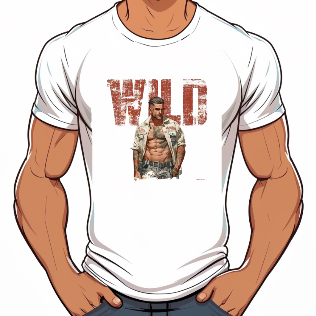 tshirt gay sauvage