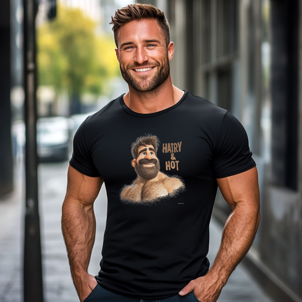 tshirt homme poilu