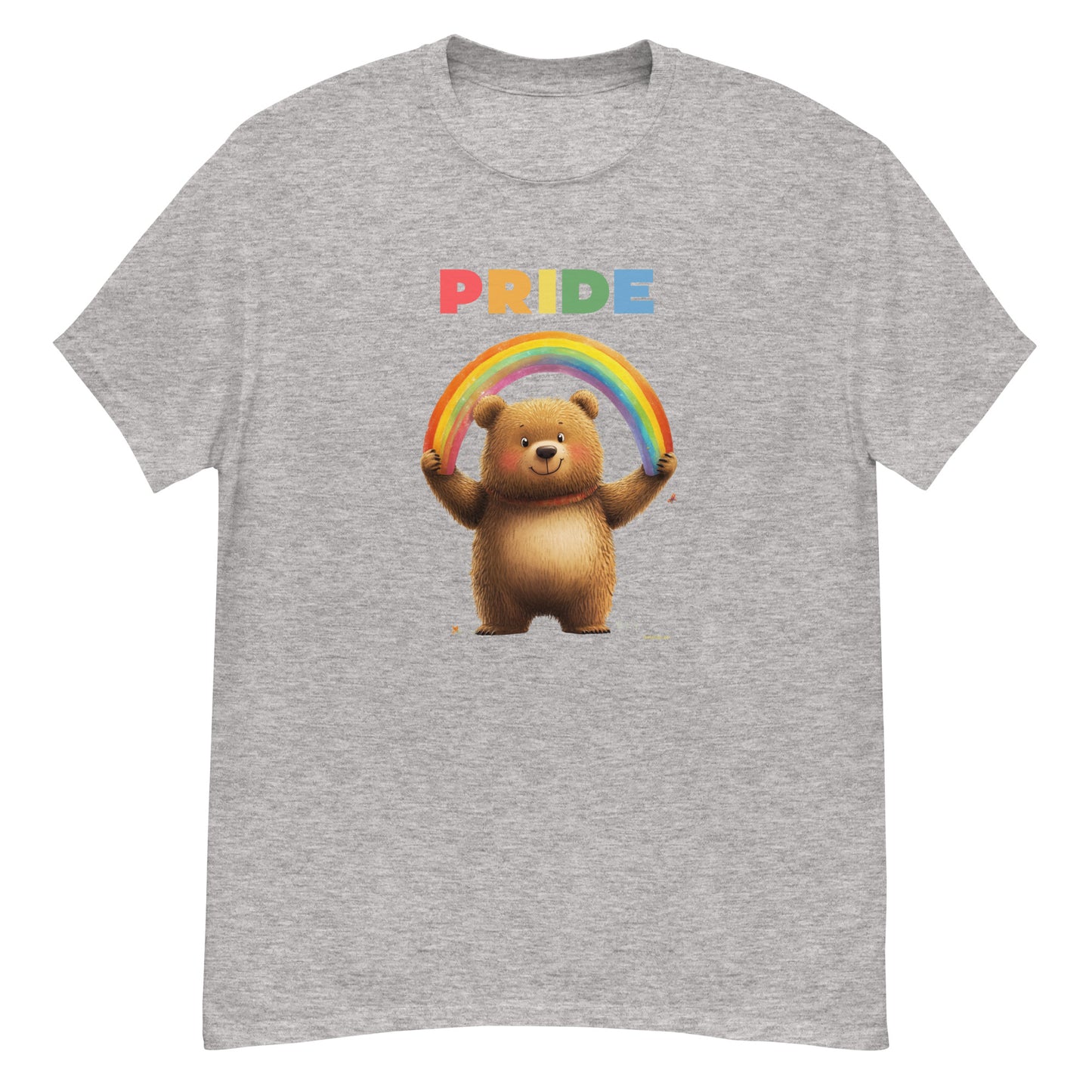 tshirt nounours arc en ciel