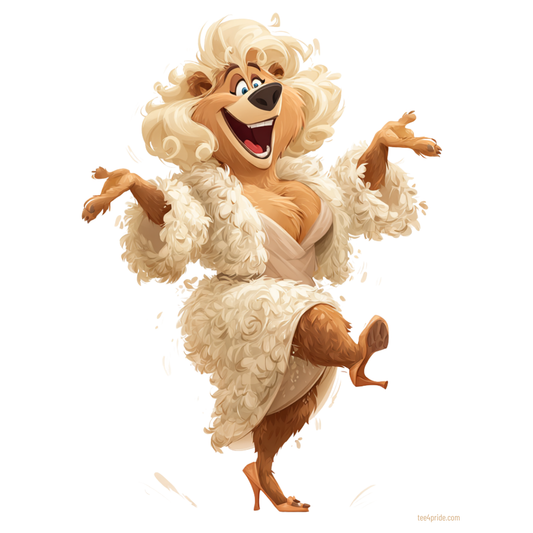 tshirt ours gay madame bear