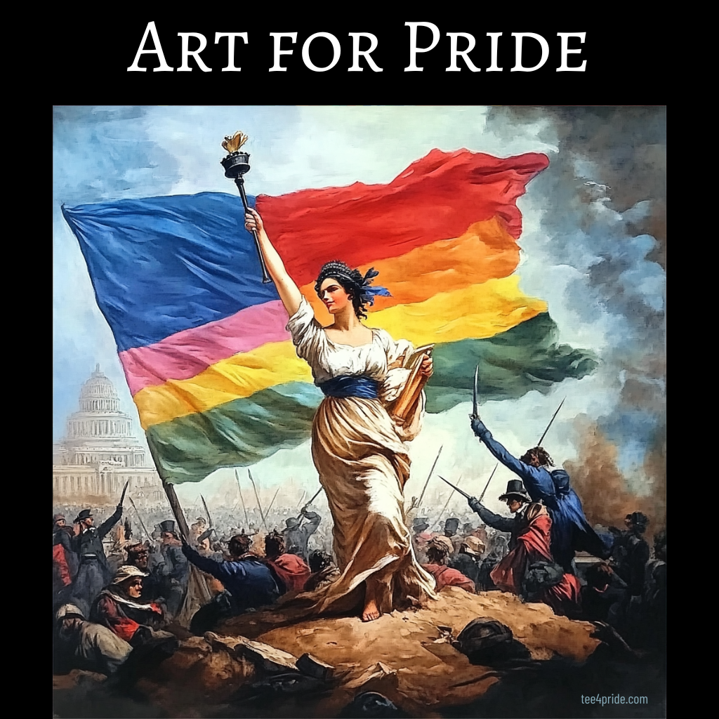 T-shirt DELACROIX Gay "Art for Pride"