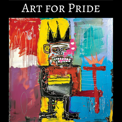 T-shirt BASQUIAT Gay "Art for Pride"