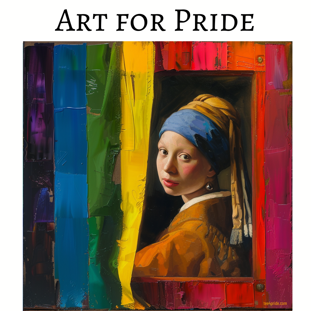 T-shirt VERMEER Gay "Art for Pride"