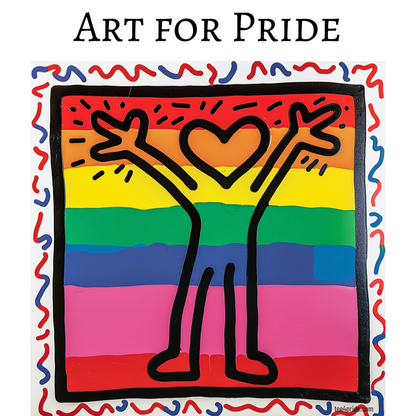 T-shirt KEITH HARING Gay "Art for Pride"