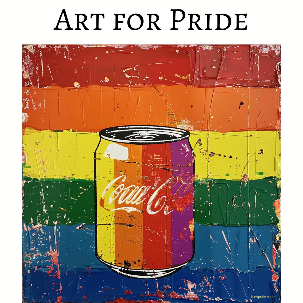 T-shirt ANDY WARHOL Gay "Art for Pride" ("The Can")