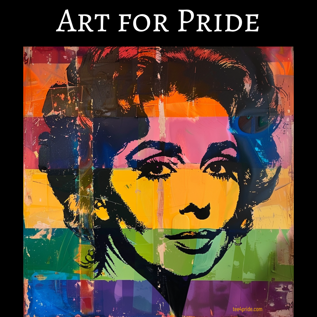 T-shirt ANDY WARHOL Gay "Art for Pride" ("The Face")