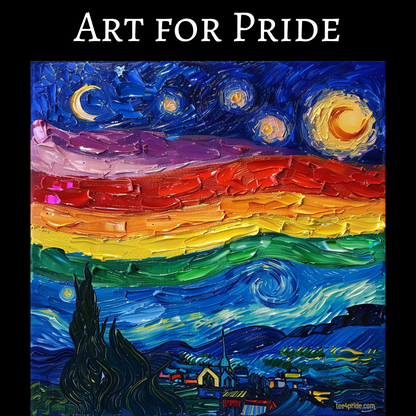 T-shirt VAN GOGH Gay "Art for Pride"