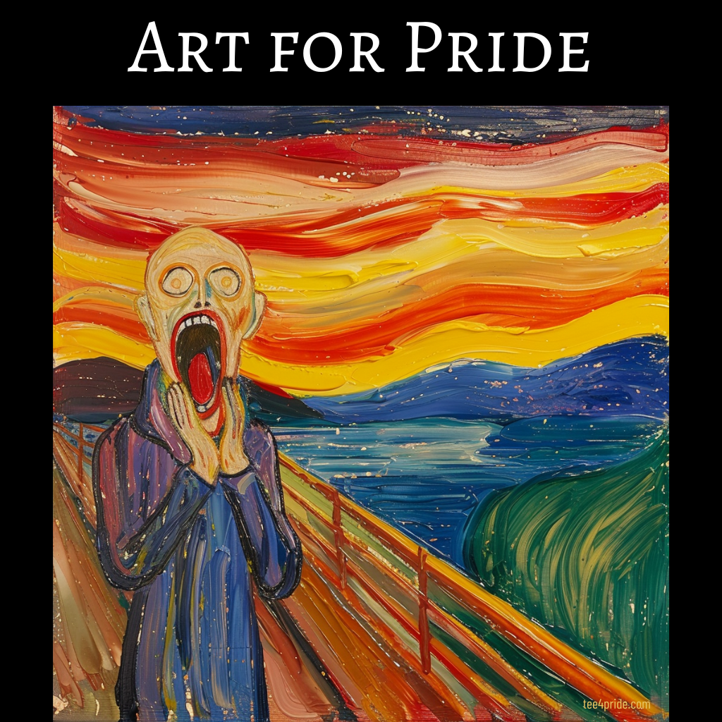 T-shirt EDVARD MUNCH Gay "Art for Pride"