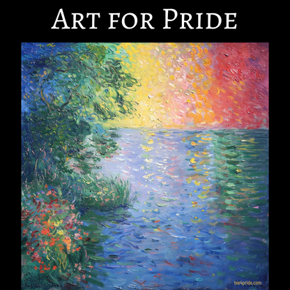 T-shirt CLAUDE MONET Gay "Art for Pride"