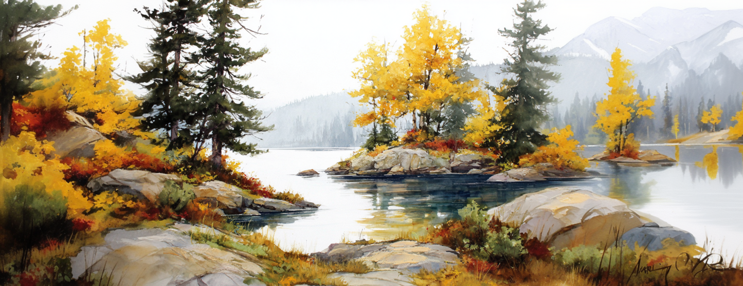 Tasse Mug Design "CANADIAN AUTUMN" - Blanc