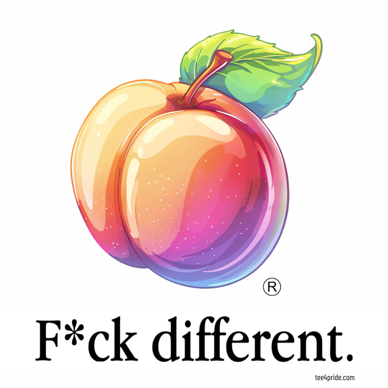 T-shirt LGBT "F*CK DIFFERENT"