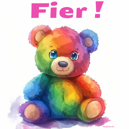 T-shirt Bear Gay "FIER !"