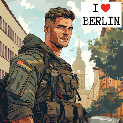 T-shirt Gay City "I LOVE BERLIN" N°2