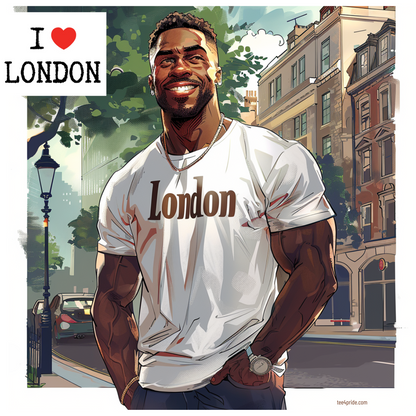 T-shirt Gay City "I LOVE LONDON" N°1