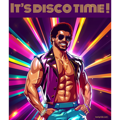 T-shirt LGBT "IT'S DISCO TIME"