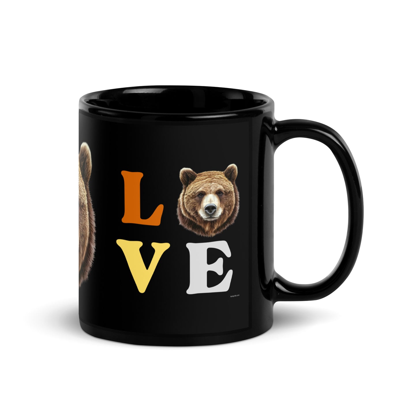 Mug Lgbt Bear Love Noir