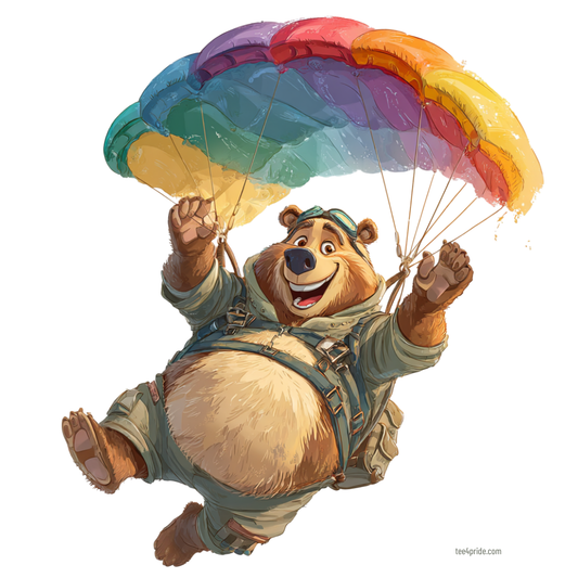 Ours en parachute