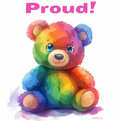 T-shirt Bear Gay "PROUD!"