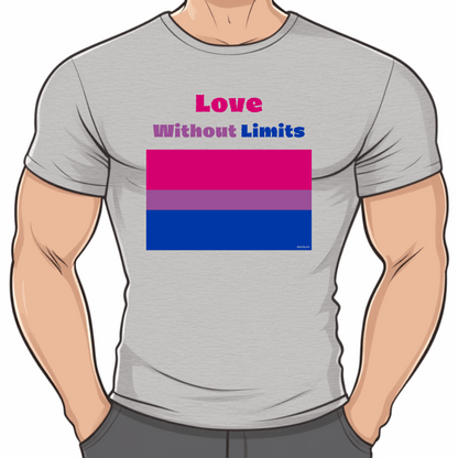 T shirt drapeau bisexuel
