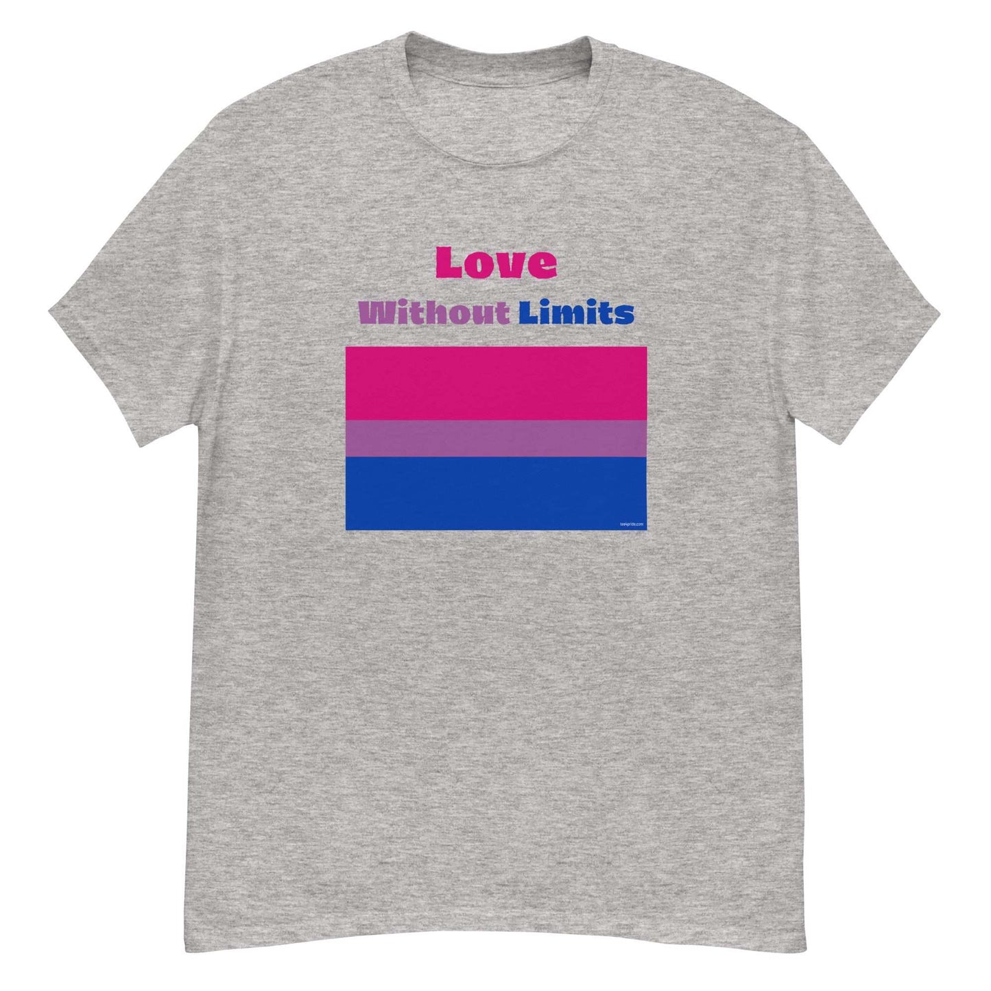 T shirt drapeau bisexuel lgbt