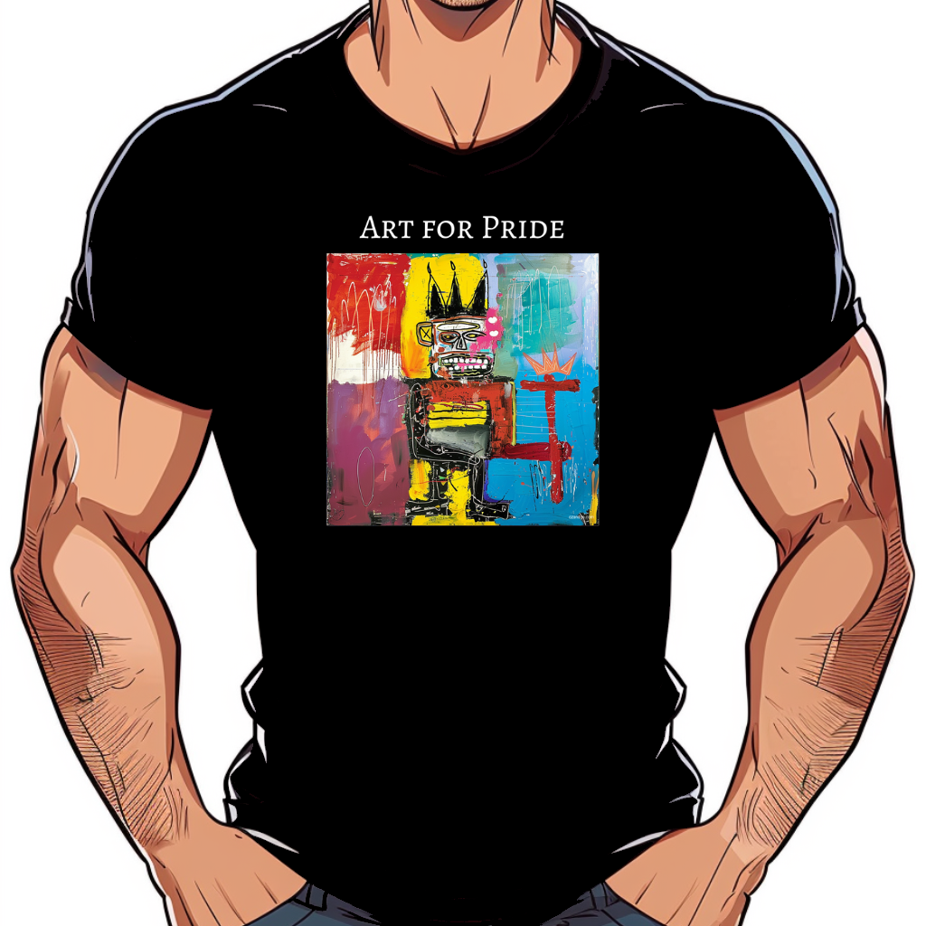 T-shirt Art Basquiat Gay