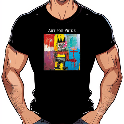 T-shirt Art Basquiat Gay