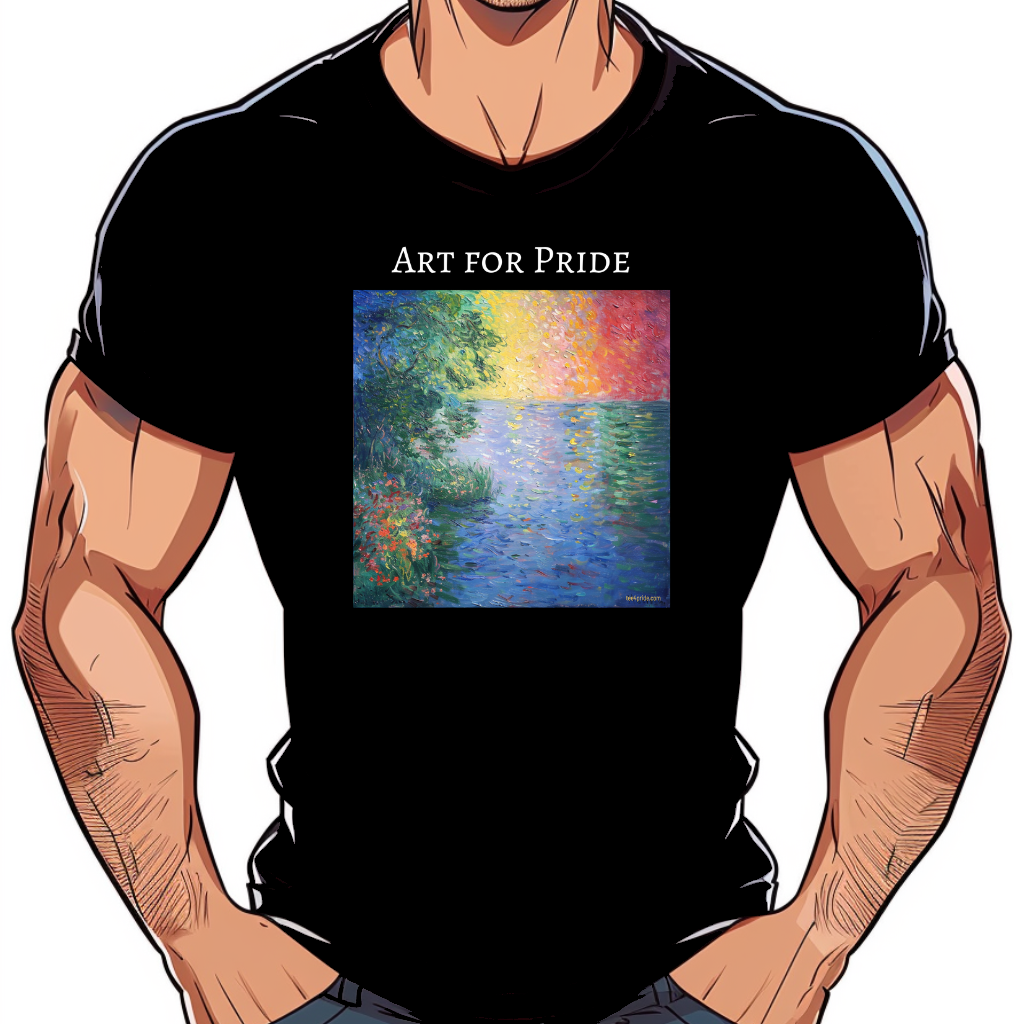 T-shirt Claude Monet Gay Art