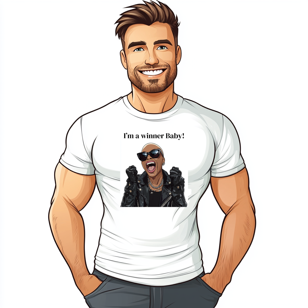 T-shirt Drag Queen Drag Race I am a winner baby