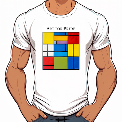 T-shirt Mondrian Lgbt Art