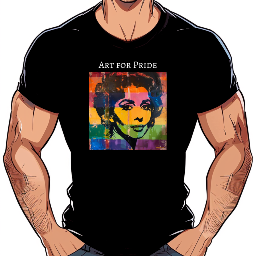 T shirt ANDY WARHOL Lgbt Art "Portrait"