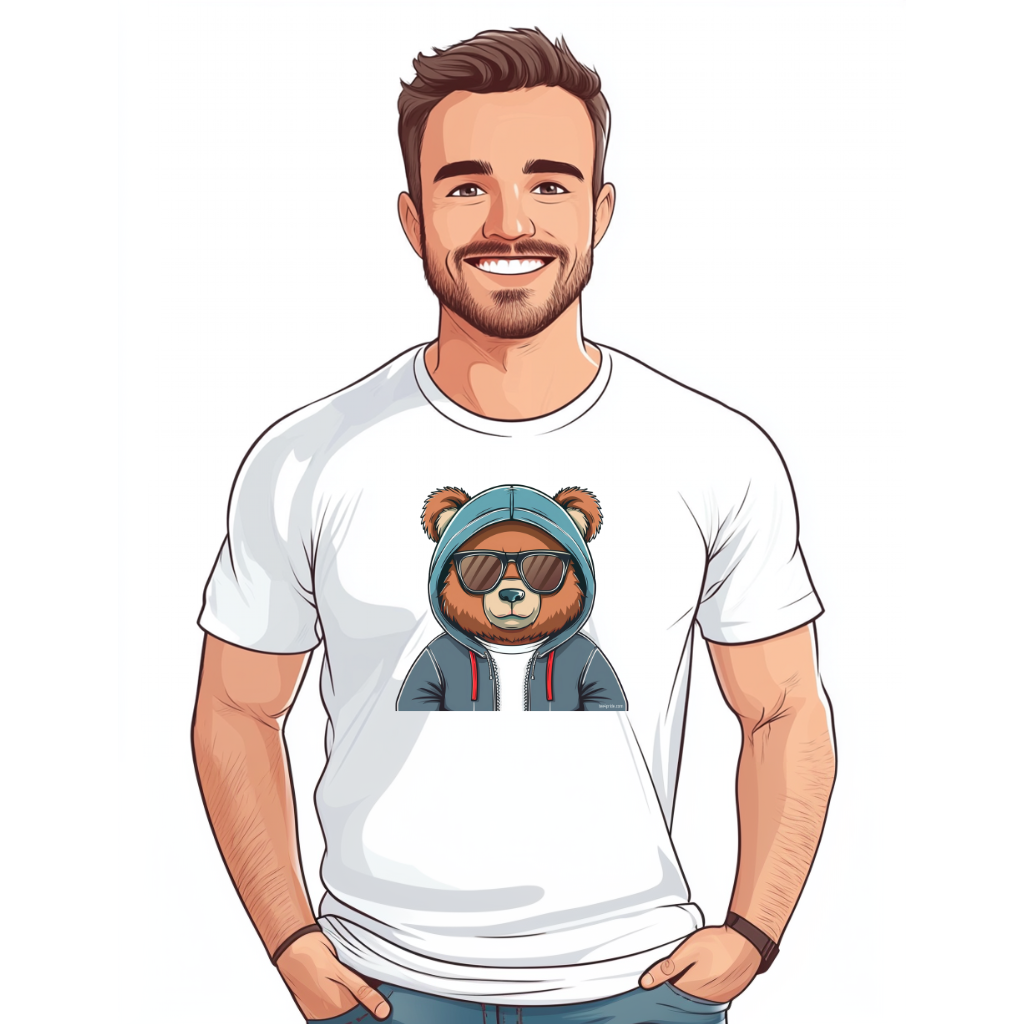 T_shirt_Bear_Gay_BEAR_WITH_A_HOODIE
