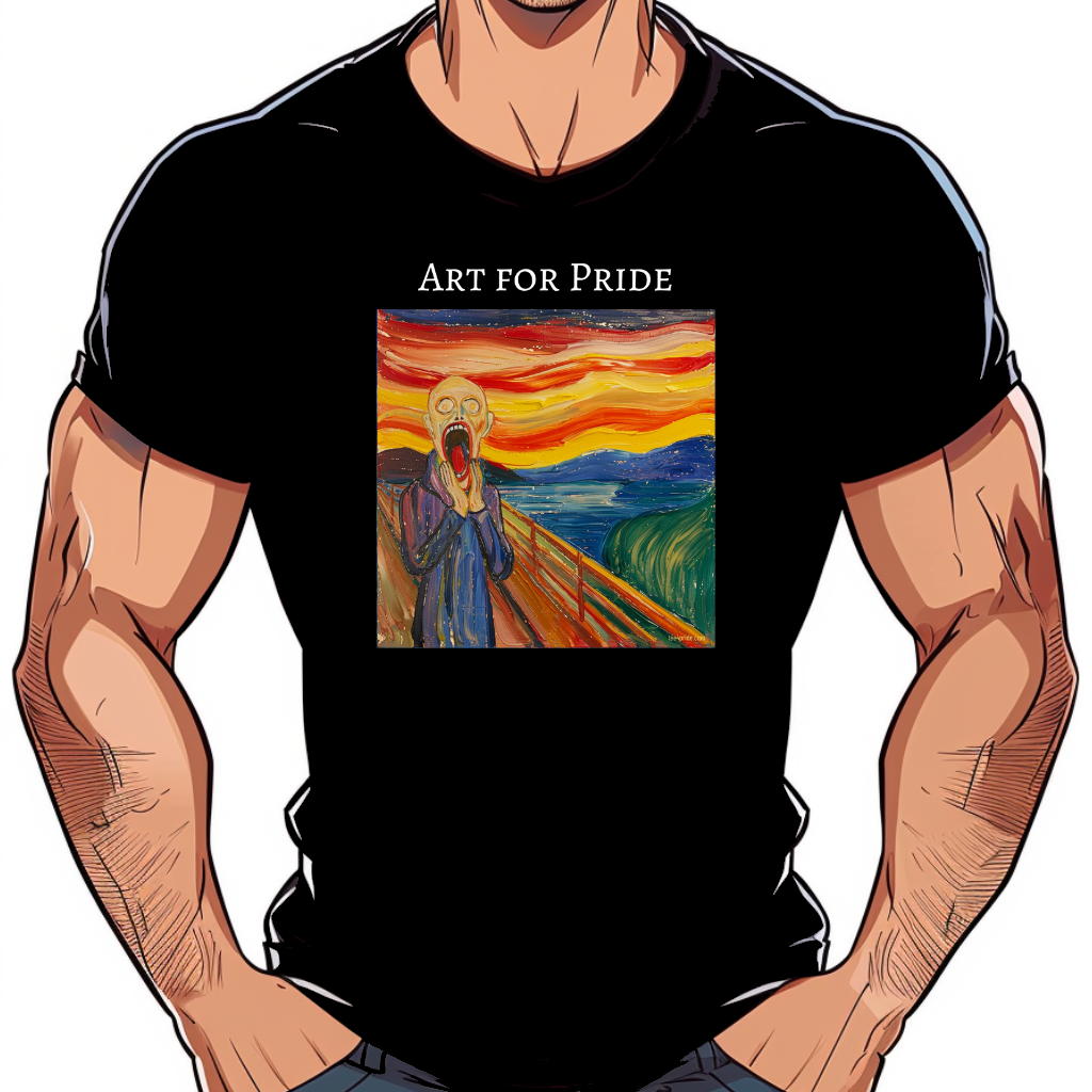 T shirt Edvard Munch Lgbt Art