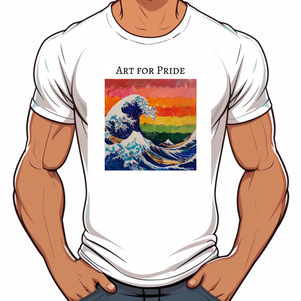 T shirt Hokusai La Vague Lgbt Art