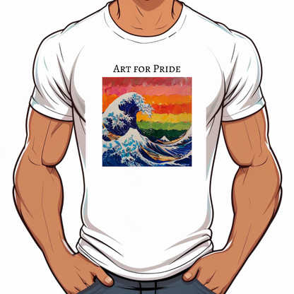 T shirt Hokusai La Vague Lgbt Art