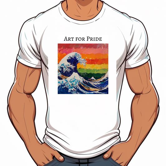 T shirt Hokusai La Vague Lgbt Art