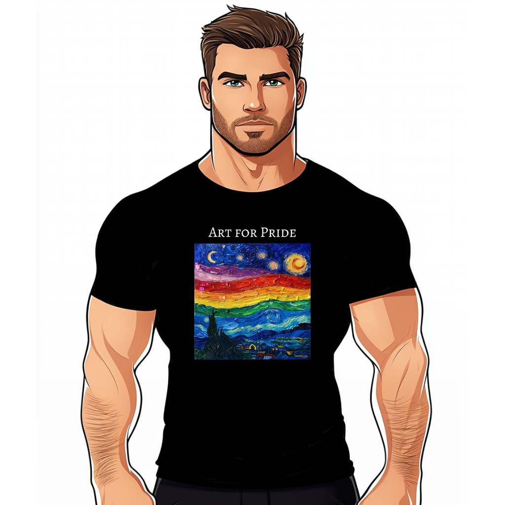 T shirt Van Gogh Gay Art