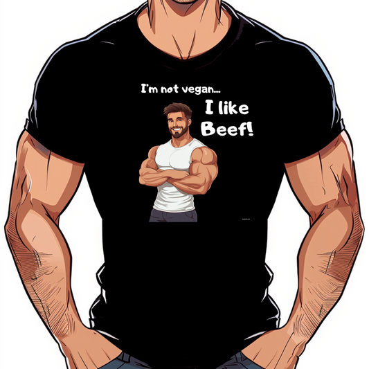 T shirt sexy gay I'm not vegan