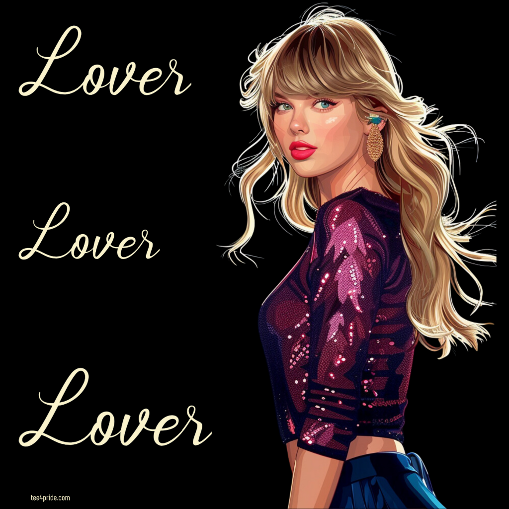 T-shirt Taylor Swift "LOVER" Lgbt